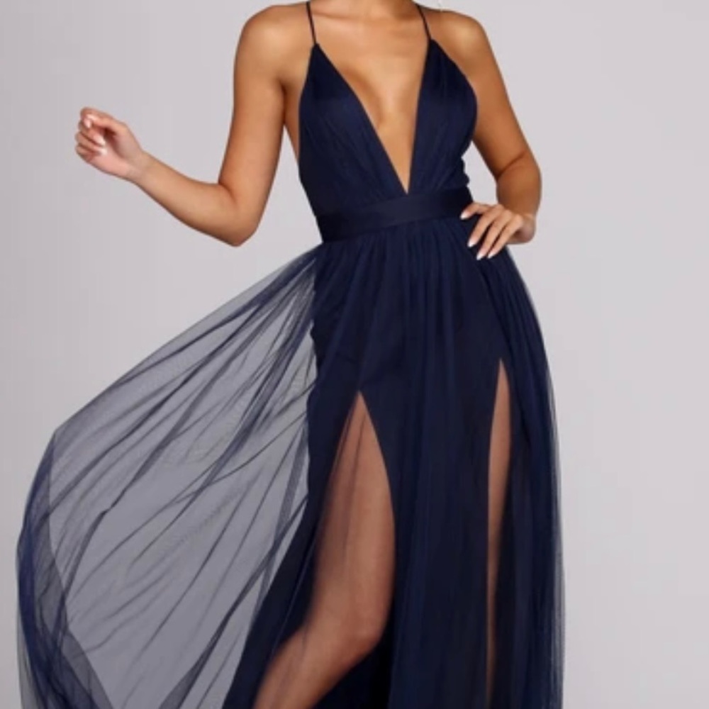 Windsor Navy blue dress